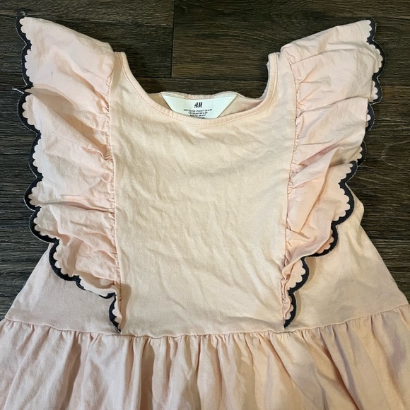 H&M Flounce Trimmed Jersey Dress - Picture 2 of 6